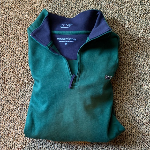 Vineyard Vines Green Quarter ZIP - Picture 2 of 4